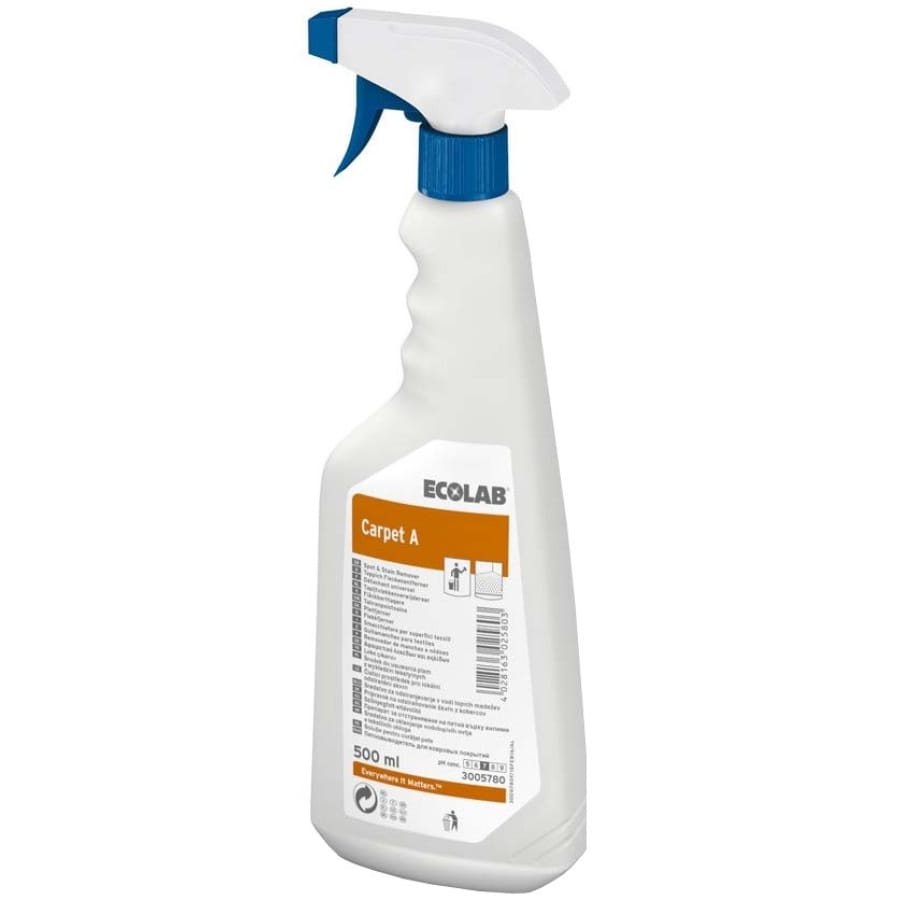 ECOLAB Carpet A Teppichfleckenentferner 1 Karton (6 x 500 ml)