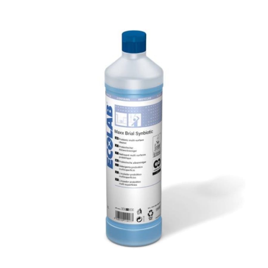 ECOLAB Maxx Brial Synbiotic Multi-Oberflächenreiniger, Konzentrat 1 Liter Flasche