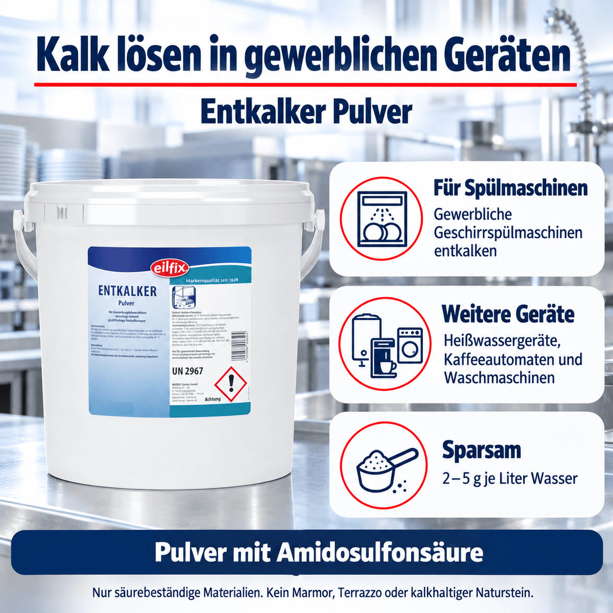 EILFIX Entkalker Pulver