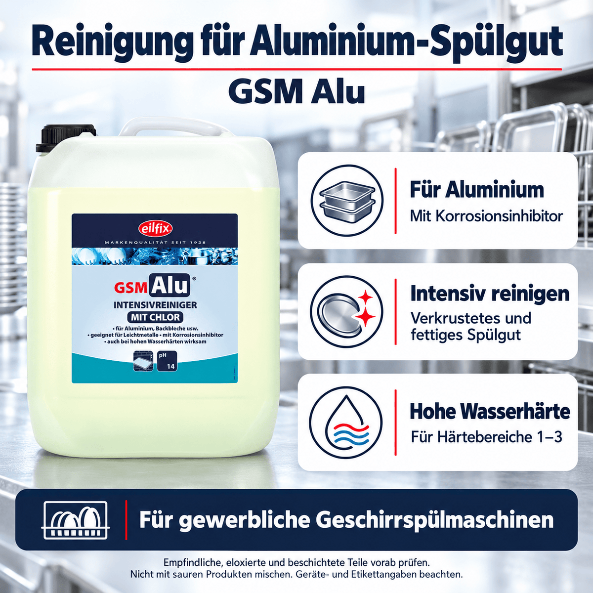 EILFIX GSM Alu Intensiv Reiniger für Geschirrspülmaschinen