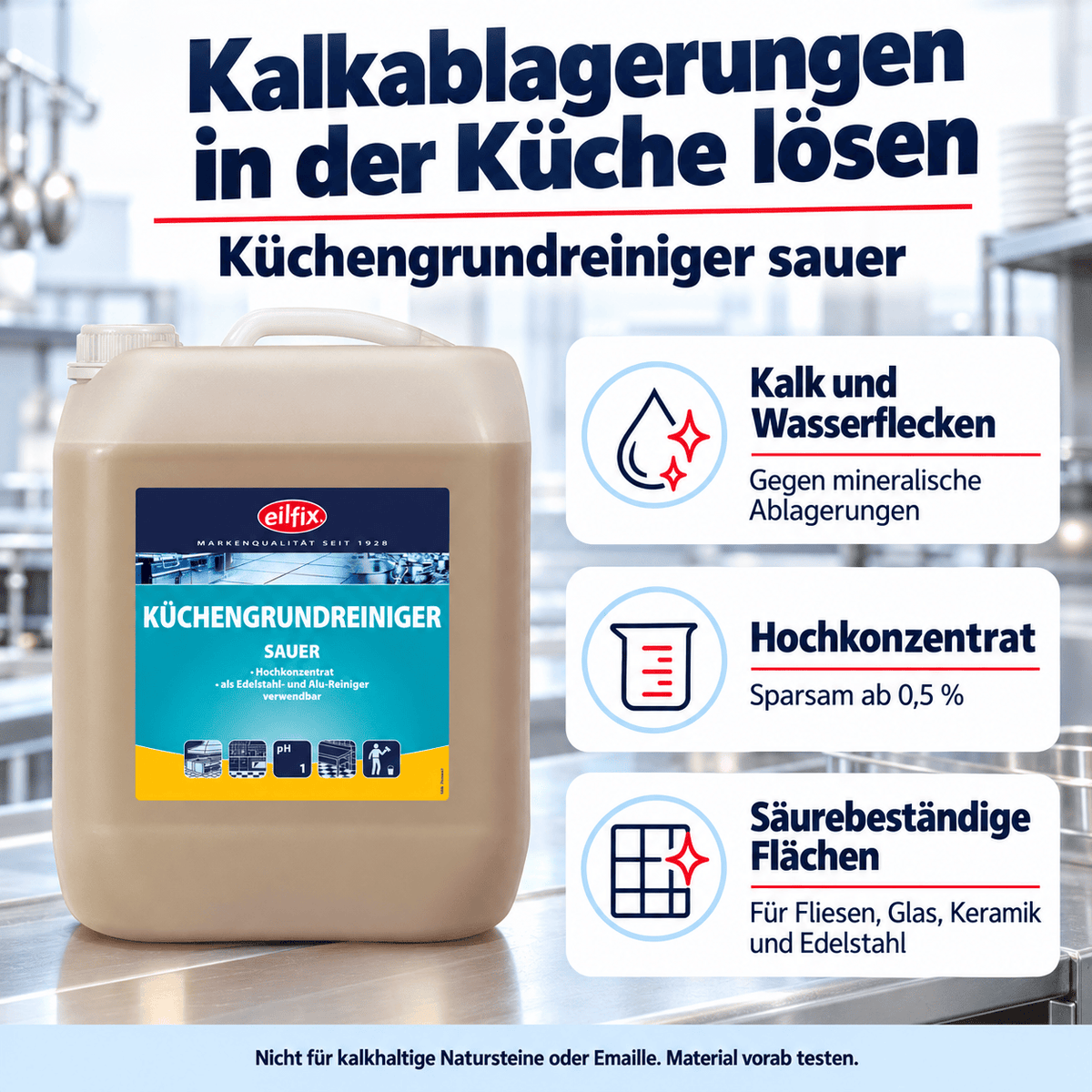 Eilfix Küchengrundreiniger sauer 5 Liter Kanister