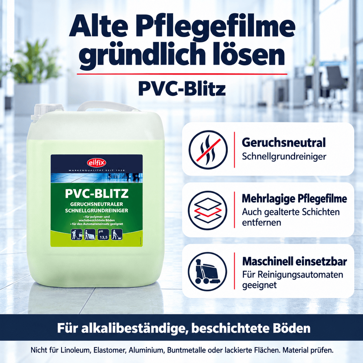 EILFIX PVC-BLITZ Geruchsneutraler Schnellgrundreiniger