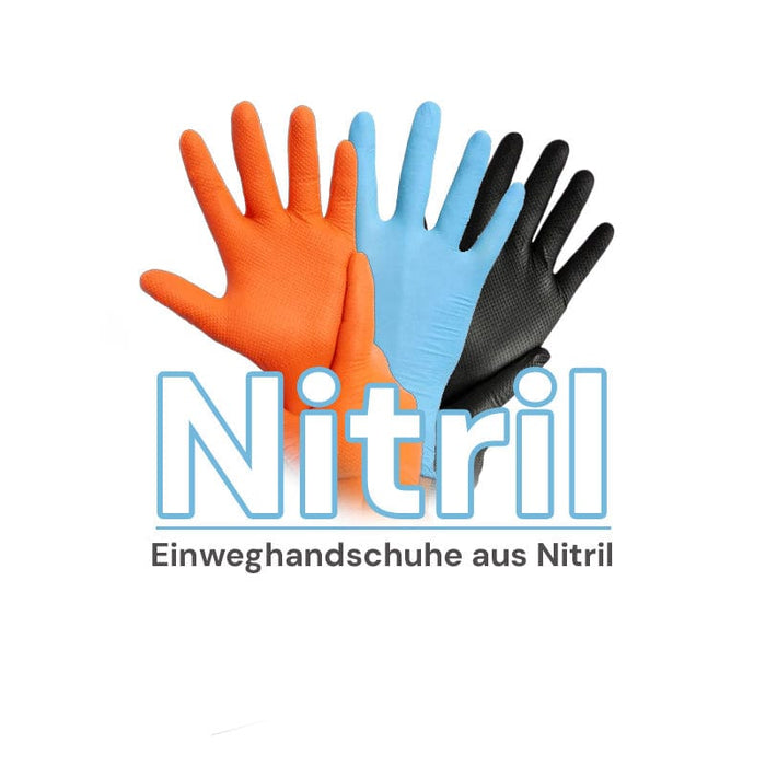 Einweghandschuhe aus Nitril Banner