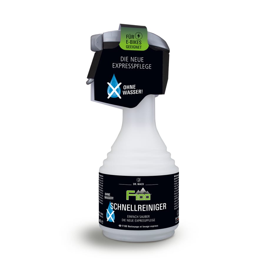 F100 Schnellreiniger für Fahrräder 500 ml Flasche