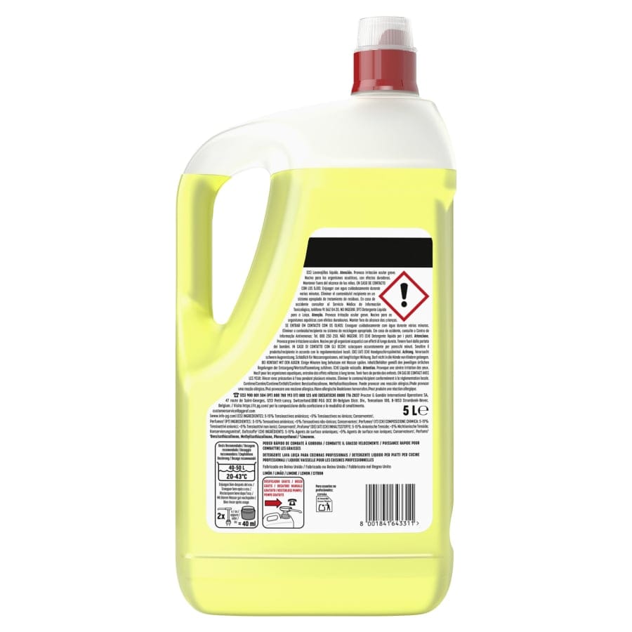 Fairy PRO Lemon Handgeschirrspülmittel, Konzentrat