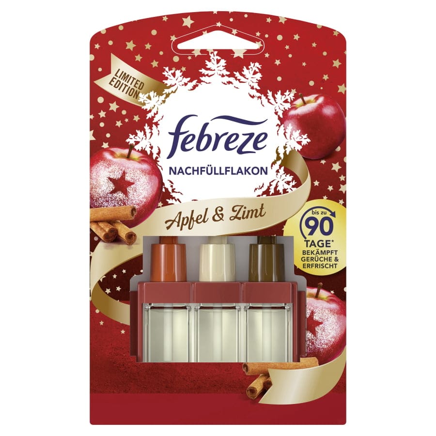 Febreze 3Volution Duftstecker Nachfüllflakon, Apfel-Zimt