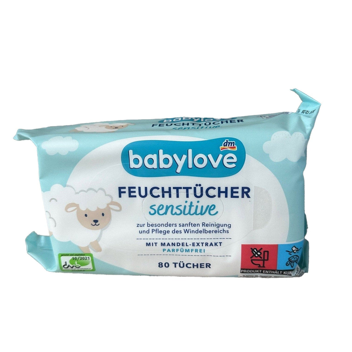 Wet wipes sensitive 80 pieces