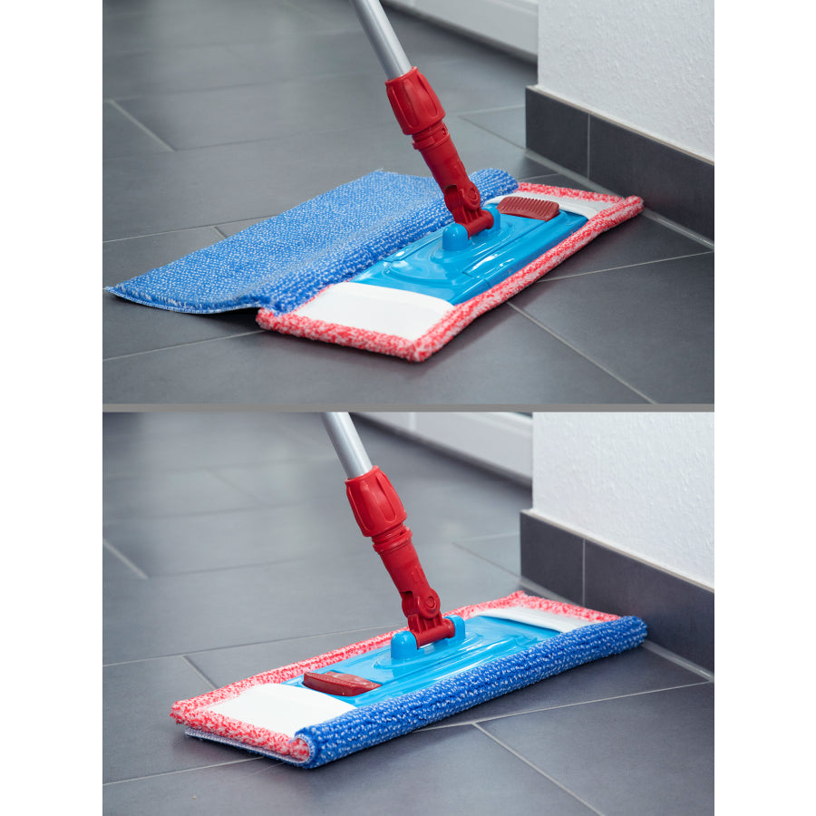 Anwendung des floorstar FLIQ Abrax Mopps am Klapphalter