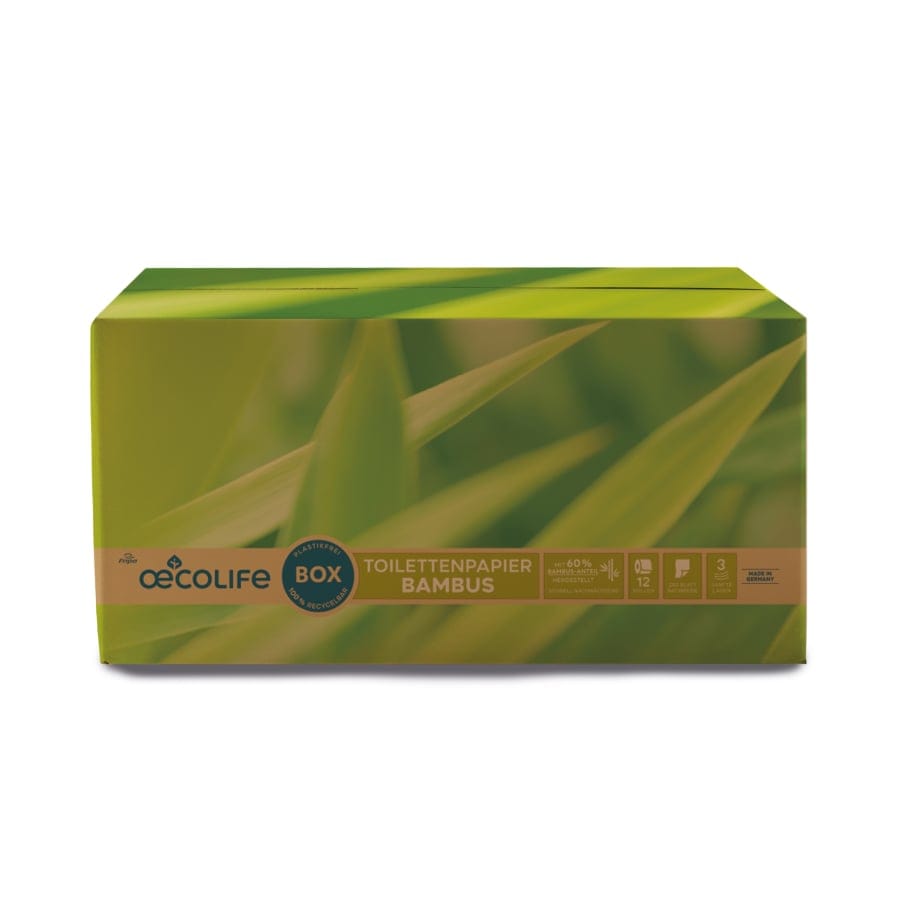 Fripa oecolife Toilettenpapier, BAMBUS, 3-lagig, naturbeige