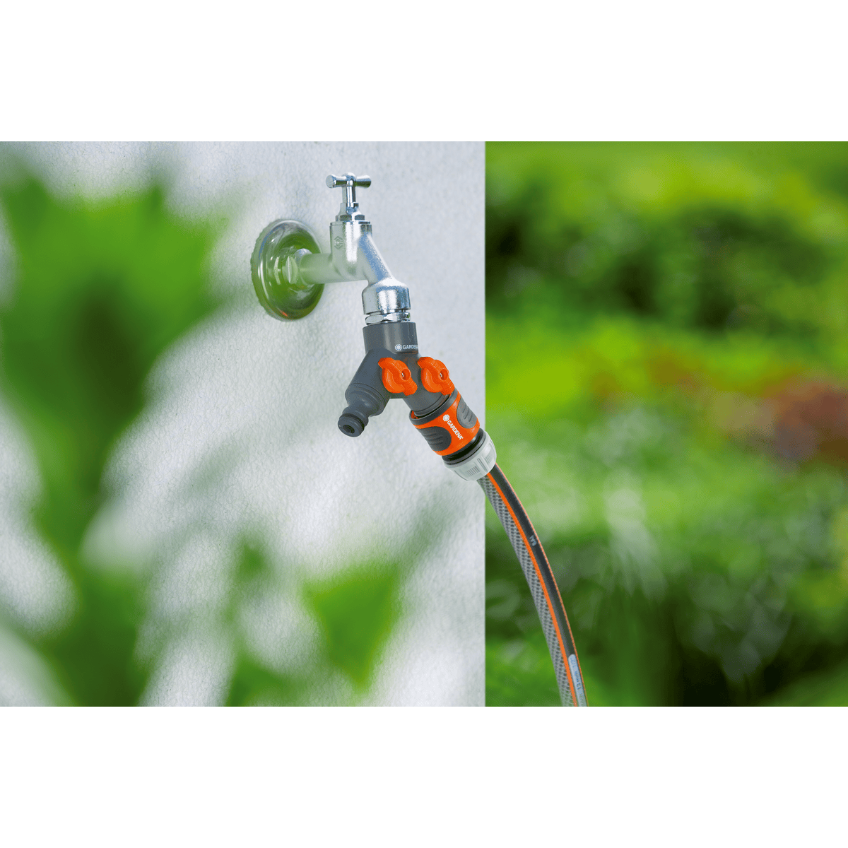 Gardena 2-Wege-Ventil für den Wasserhahn