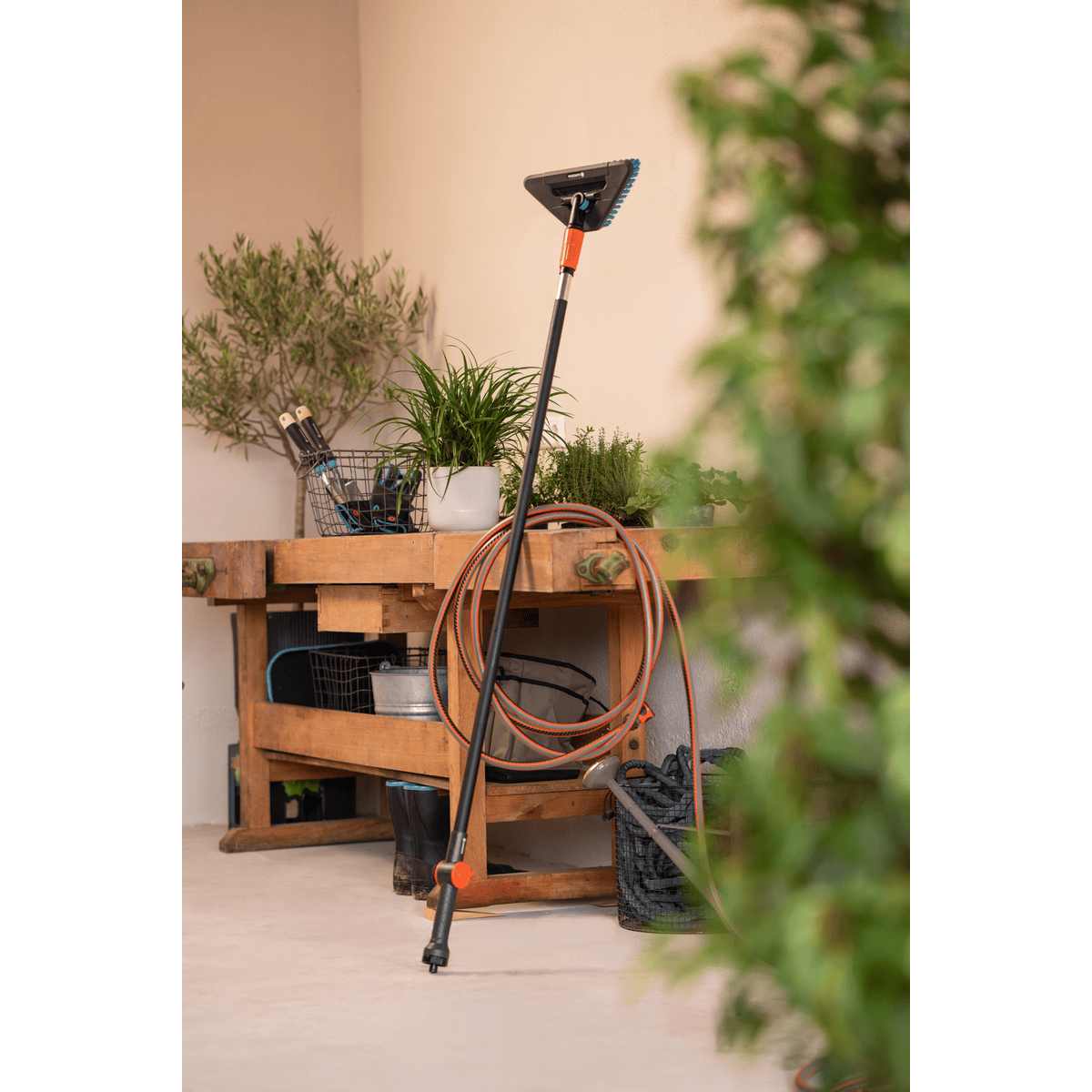 Gardena Cleansystem Stiel, wasserführend