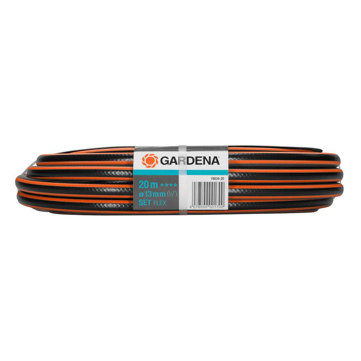 Gardena Comfort FLEX Schlauch 13 mm, 20 m mit Systemteilen