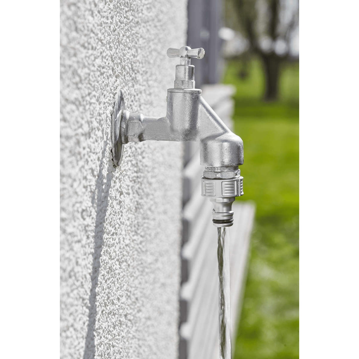 Gardena Premium Hahnverbinder 21 mm (G 1/2") aus Metall