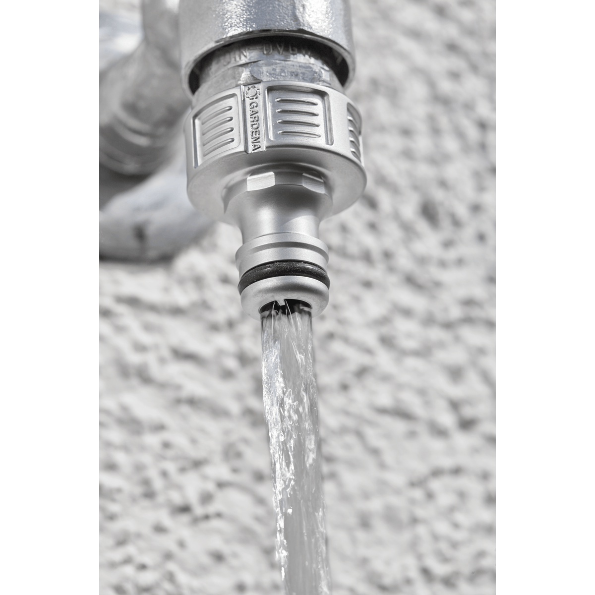 Gardena Premium Hahnverbinder 21 mm (G 1/2") aus Metall