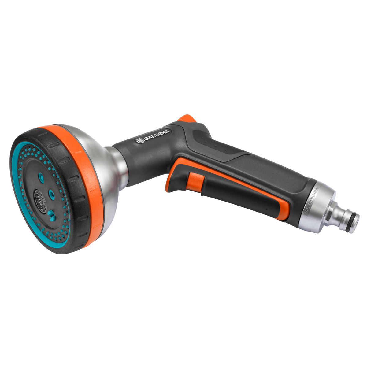 Gardena Premium Multibrause aus Metall, 5 Sprühbilder