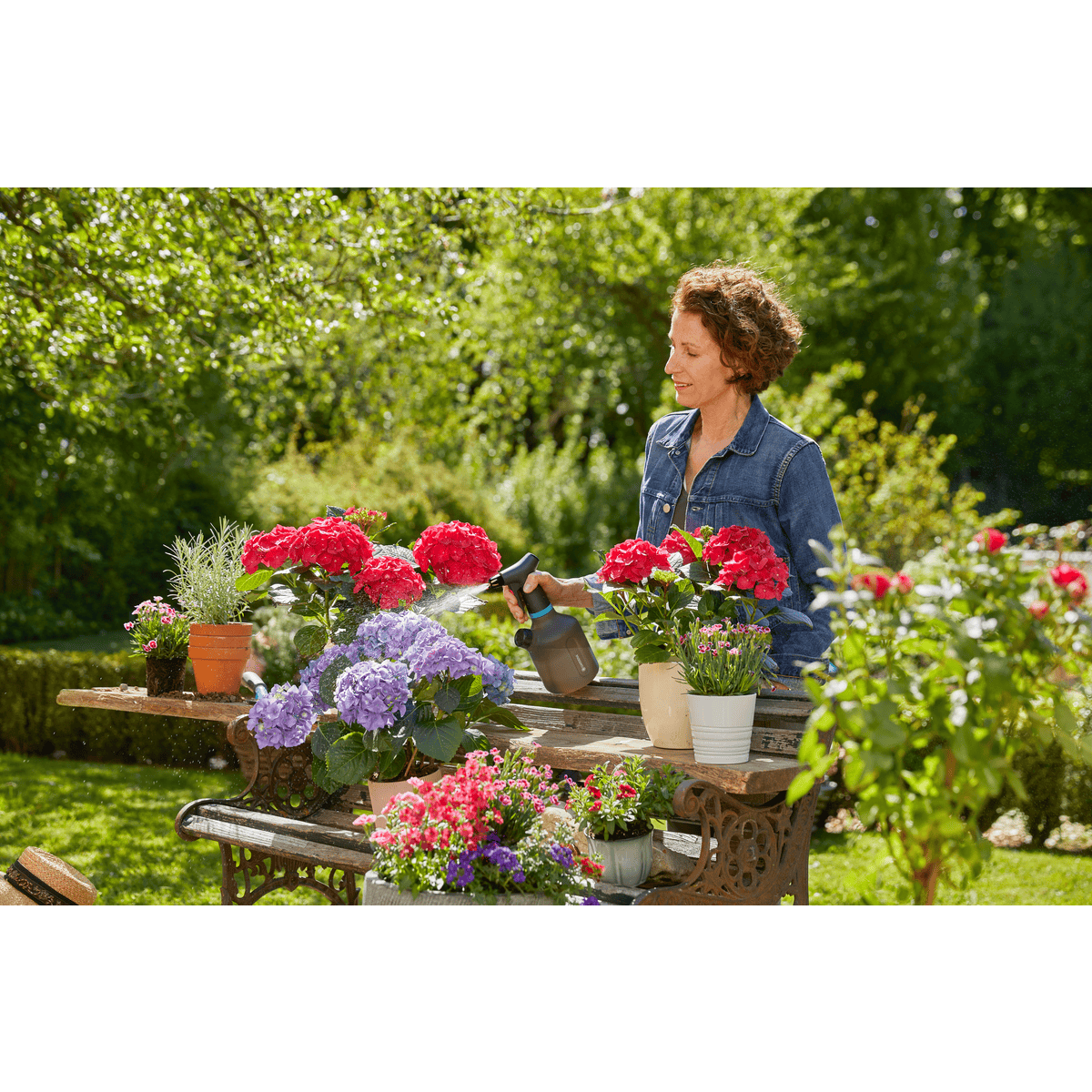 Gardena Pumpsprüher mit Messingdüse