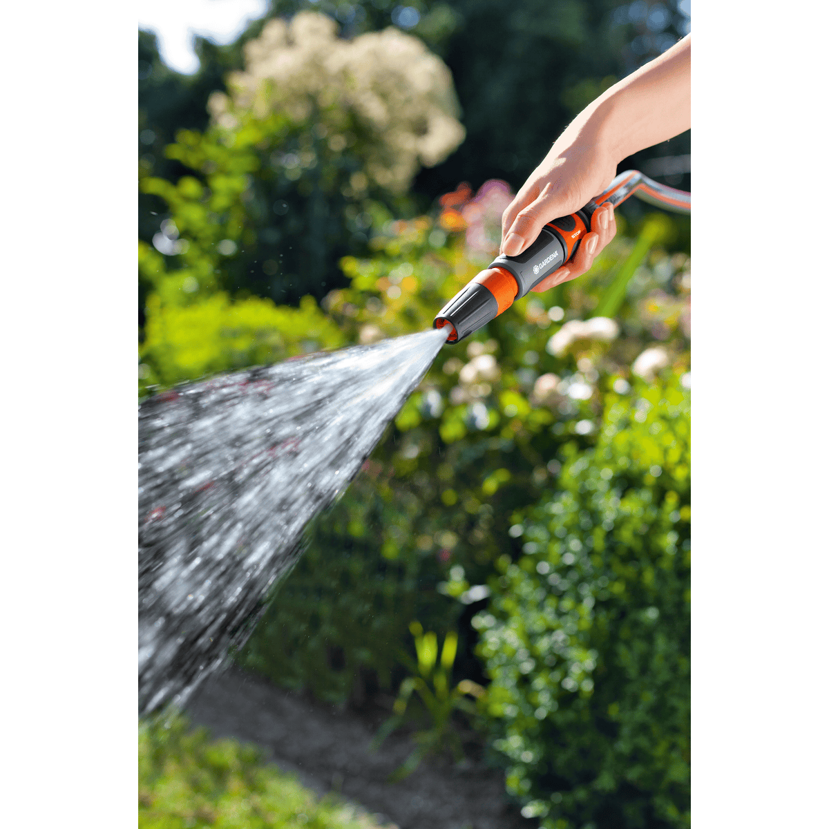 Gardena Spritz-Satz mit Wasserstop und Reinigungsspritze