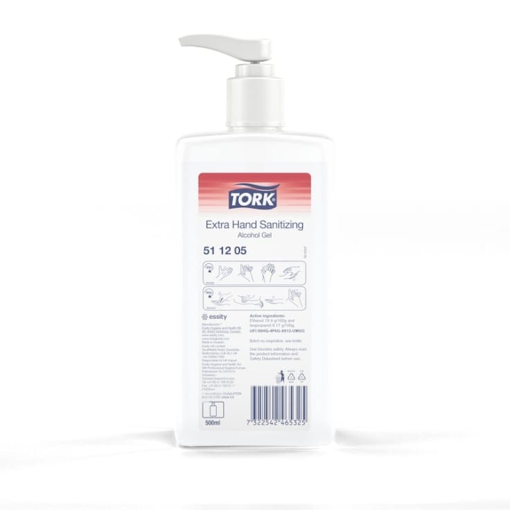 Tork Extra Händedesinfektionsgel Alkohol Händehygiene Pumpflasche kaufen