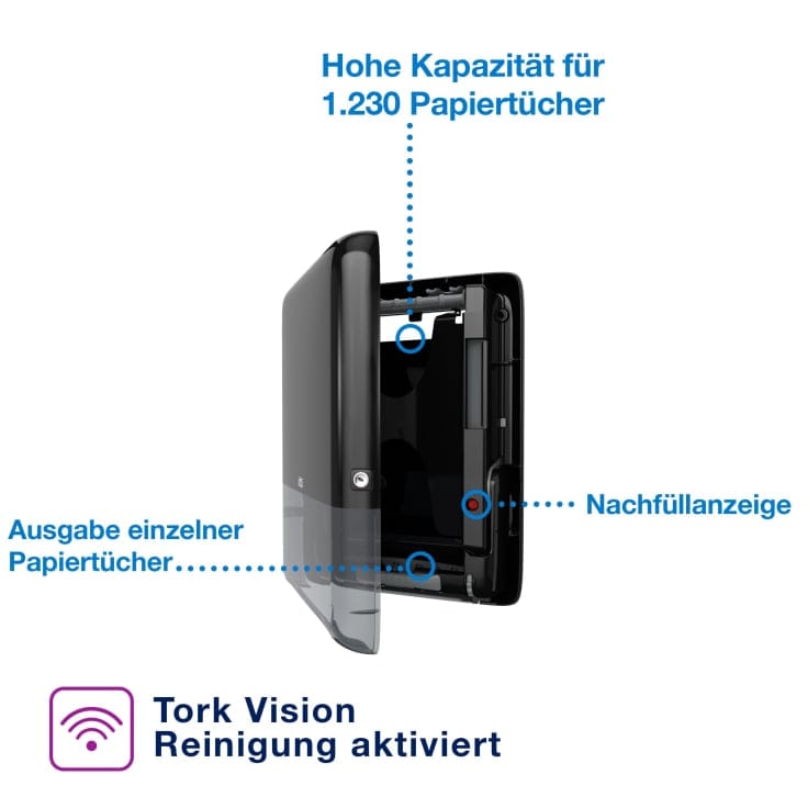 Tork PeakServe Mini Endlos Handtuchspender hochfrequentierte Waschräume