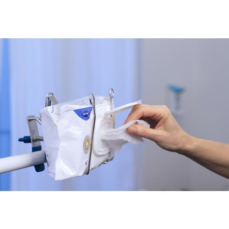 Hartmann Bode Flow-Pack Halter Flex Edelstahl Desinfektionstücherhalter