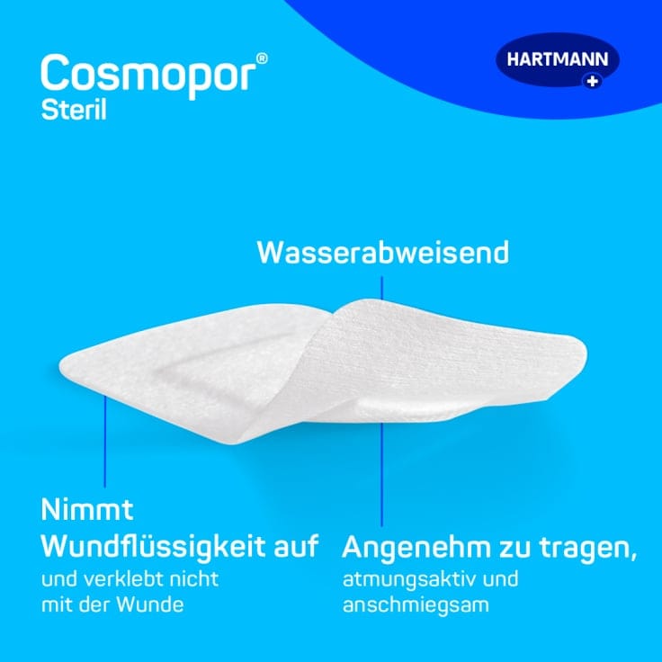 Hartmann Cosmopor Steril Wundverband hypoallergen