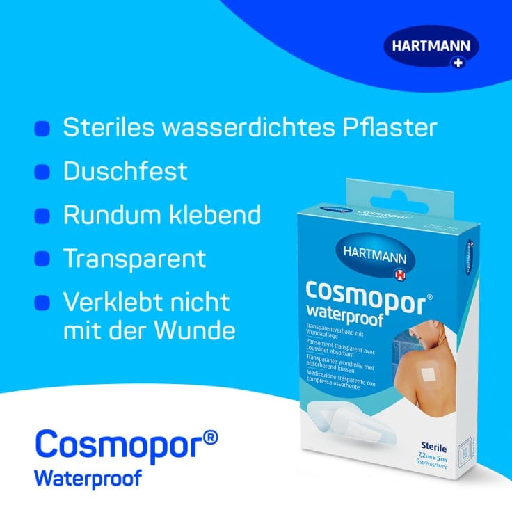Hartmann Cosmopor Waterproof Wundverband wasserfest