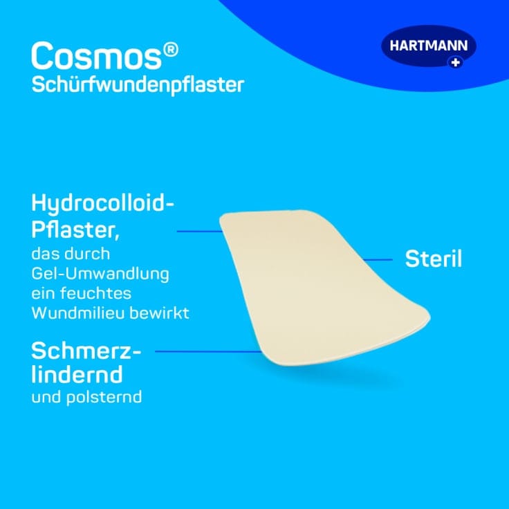 Hartmann Cosmos Schürfwundenpflaster flexibel Wundversorgung