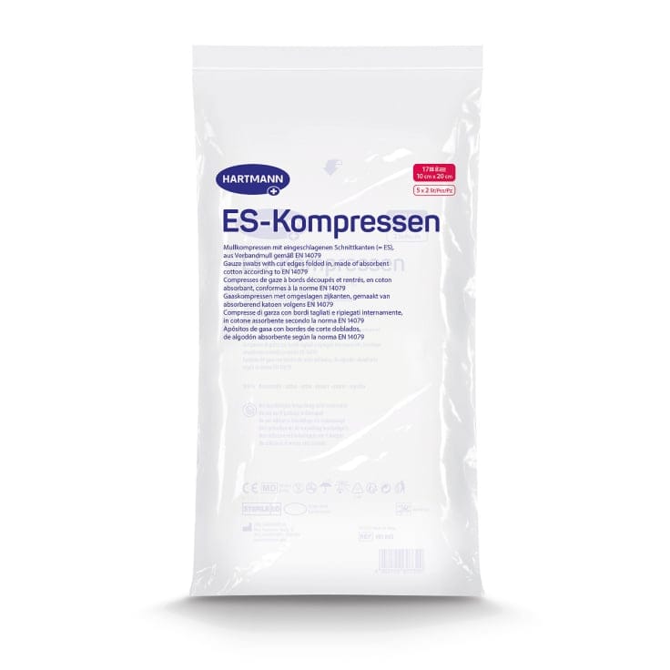Hartmann ES Kompresse steril Wundversorgung 100× 5 X2 Stück
