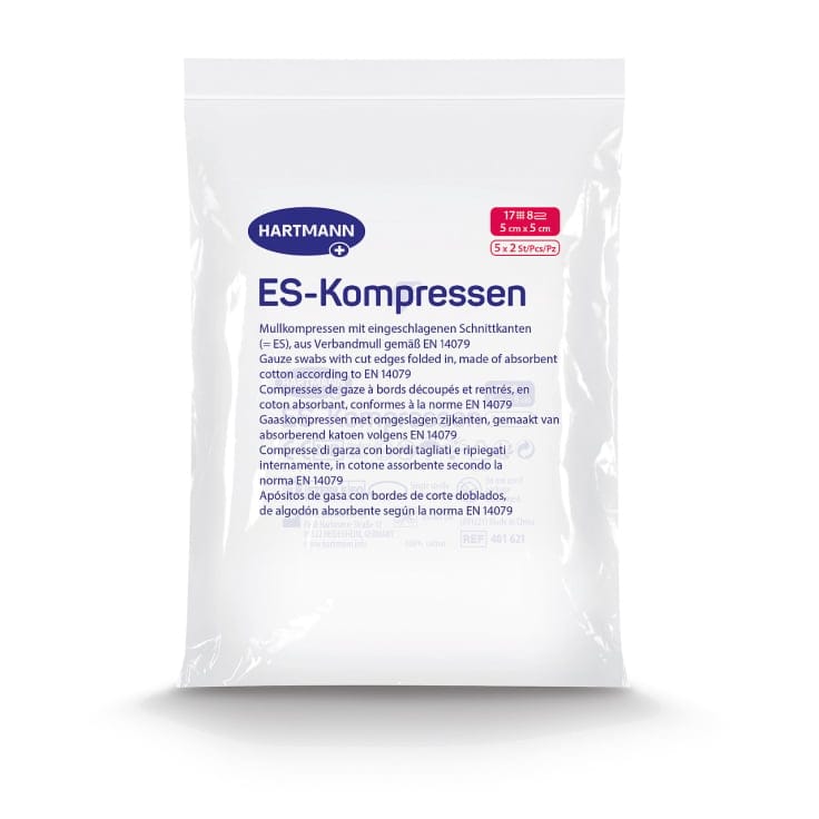 Hartmann ES Kompressen EN 14079 steril 5 X 2 Stück