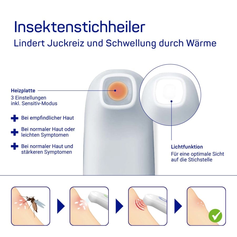 Hartmann Insektenstichheiler Lichtfunktion schnelle Linderung