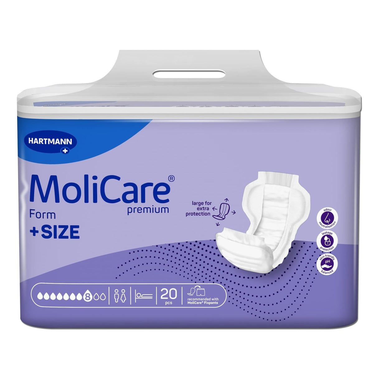 Hartmann MoliCare premium Form SIZE Inkontinenzeinlage 8 Tropfen