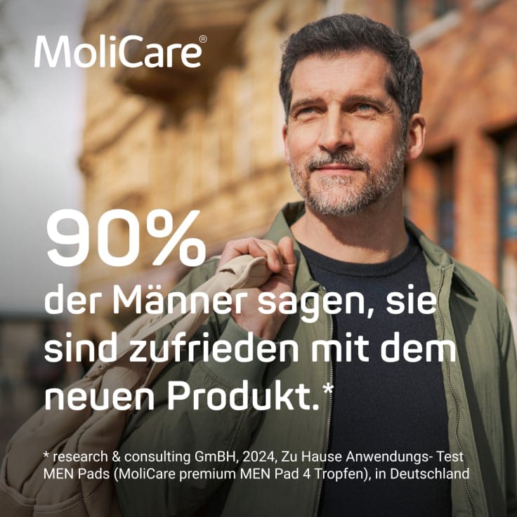 Hartmann MoliCare premium MEN Pad Inkontinenzeinlage leichte Blasenschwaeche