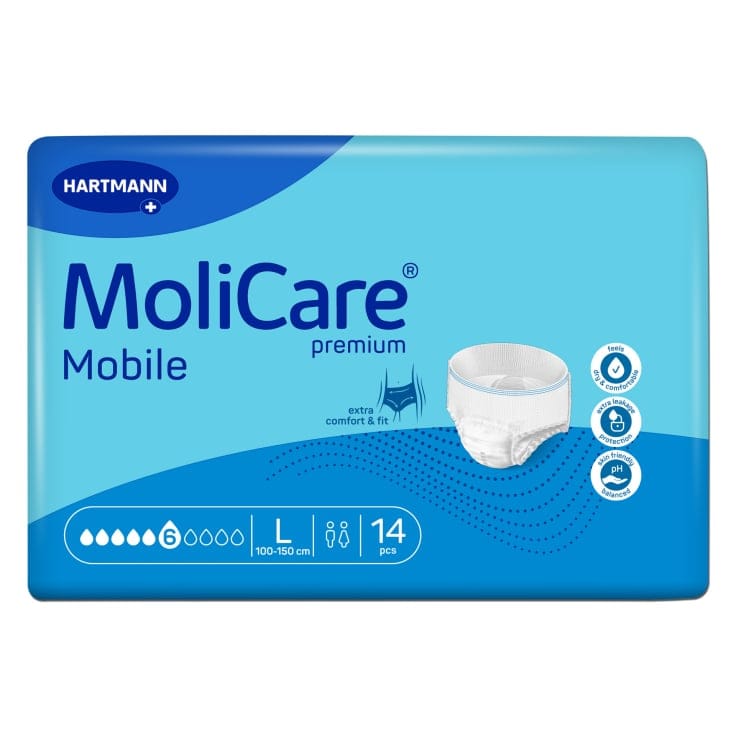 Hartmann MoliCare Premium Mobile Inkontinenzhosen 6 Tropfen schwere