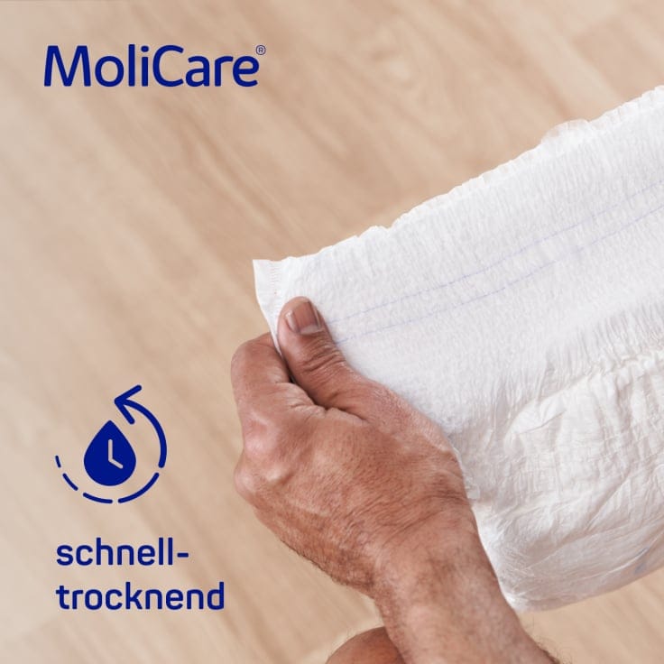Hartmann MoliCare Premium Mobile Inkontinenzslip 6 Tropfen Anziehhilfe