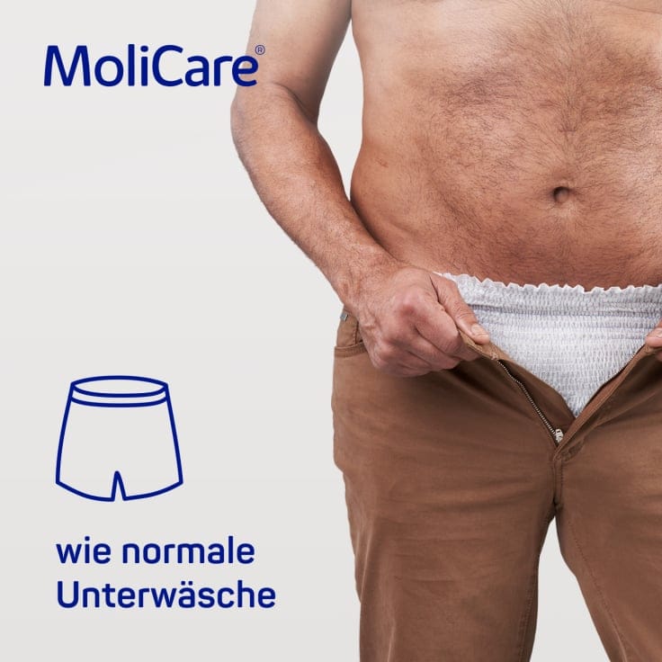 Hartmann MoliCare Premium Mobile Inkontinenzslip 6 Tropfen Anziehhilfe
