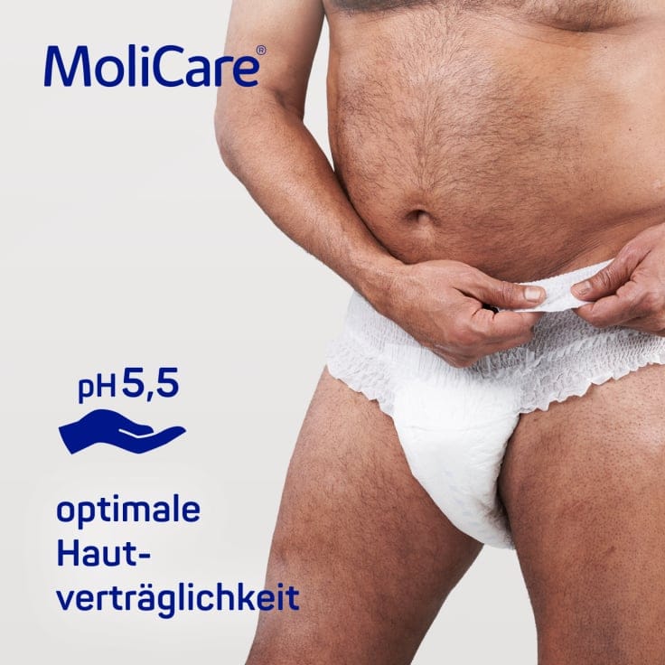 Hartmann MoliCare Premium Mobile Inkontinenzslip 6 Tropfen Anziehhilfe