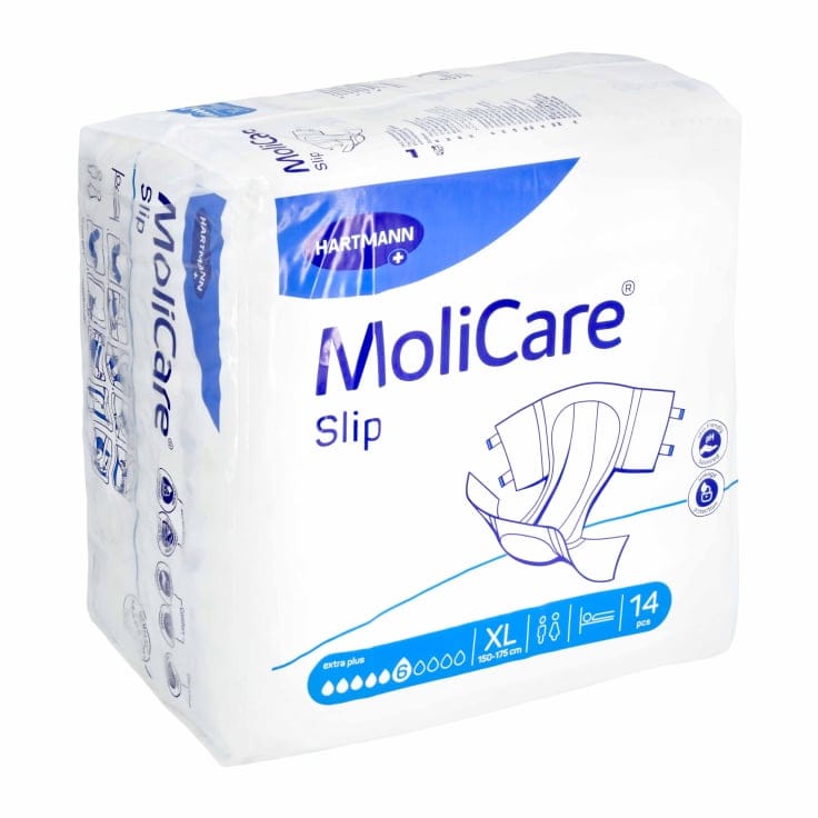 Hartmann MoliCare Slip extra plus Inkontinenzslip 6 Tropfen Größe XL (Umfang 150-175 cm)