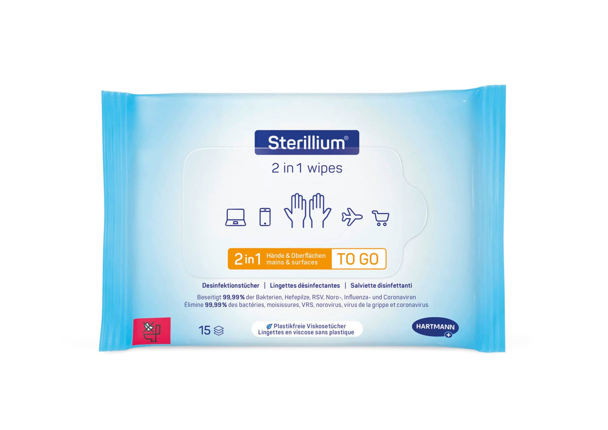 Hartmann Sterillium 2in1 wipes Desinfektionstücher Hände Flächen