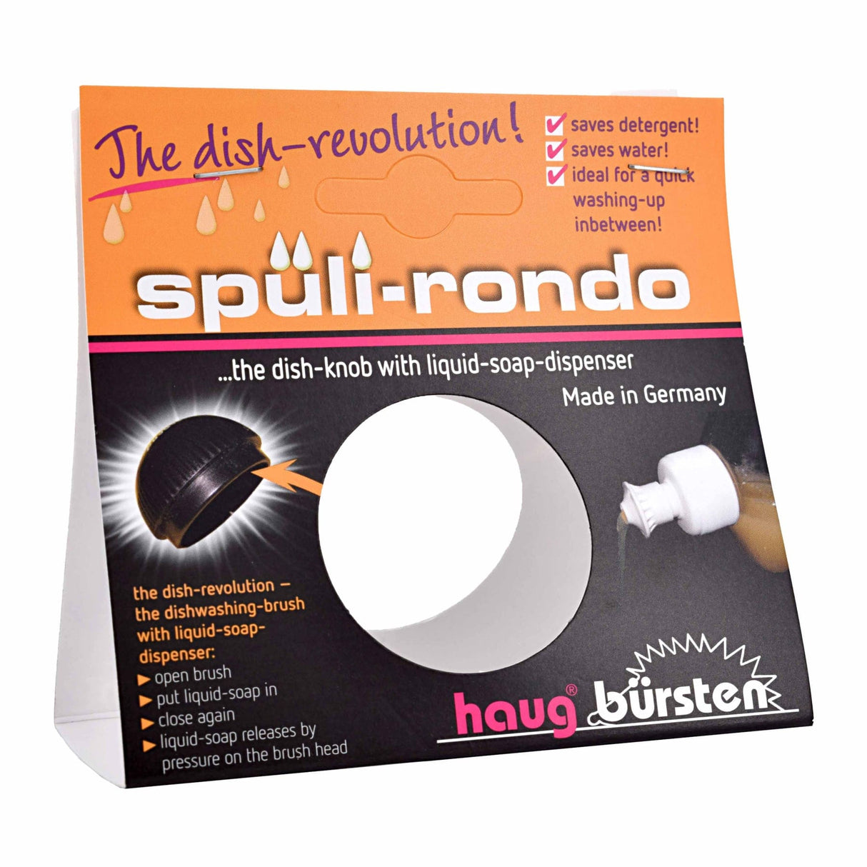 Haug spüli-rondo Knopfbürste