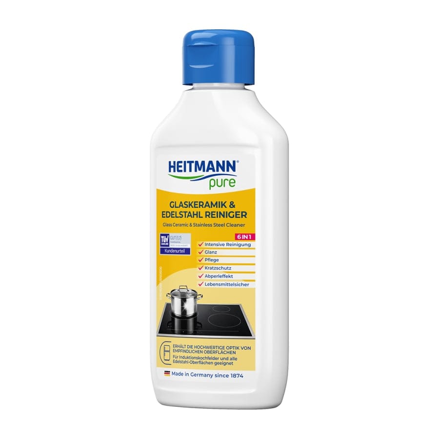 HEITMANN pure Glaskeramik & Edelstahl Reiniger 6in1