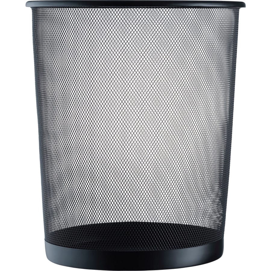helit Papierkorb the circle network, 23 Liter schwarz