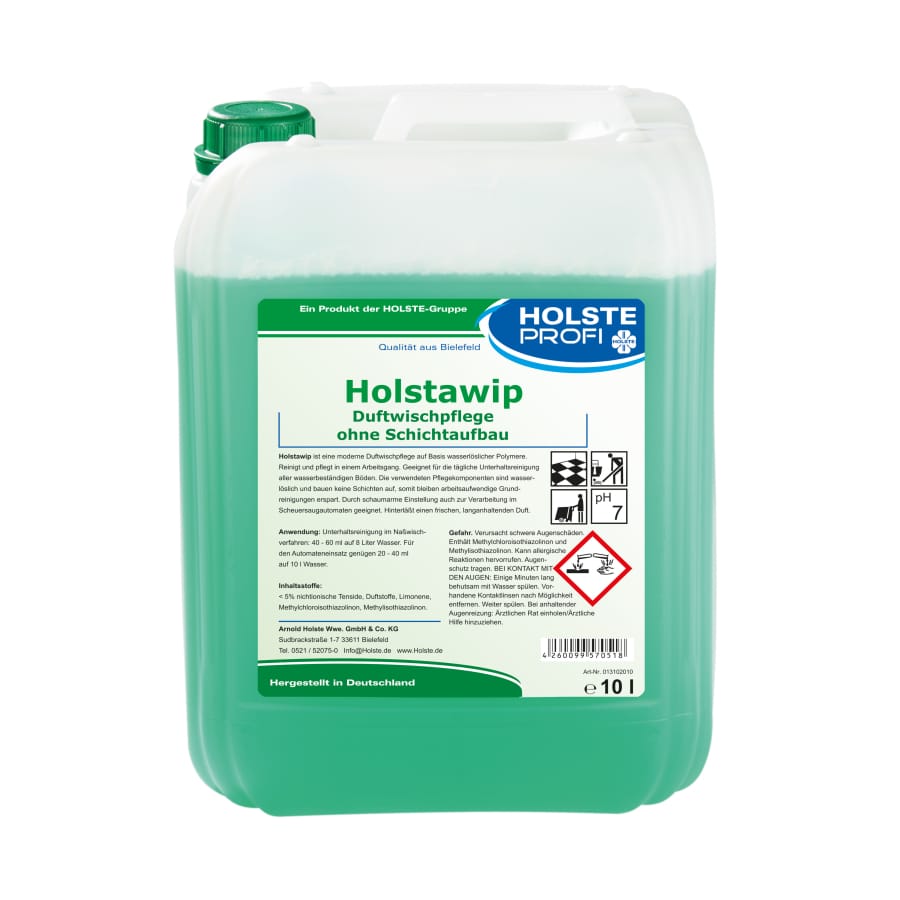 HOLSTE Holstawip Wischpflege, Hochkonzentrat 10 l Kanister