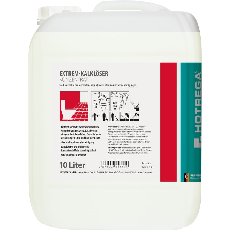 HOTREGA PROFESSIONAL Extrem Kalklöser 10 Liter Kanister