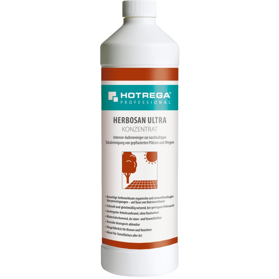 HOTREGA PROFESSIONAL Herbosan Ultra Außenreiniger 1 Liter Flasche