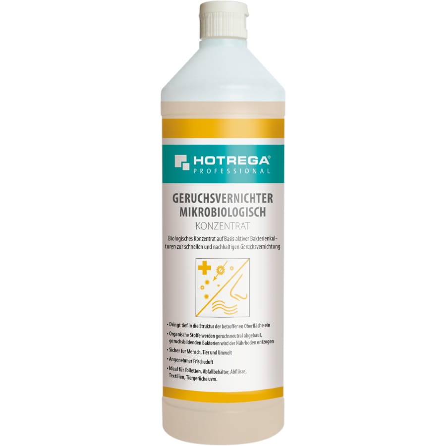 HOTREGA PROFESSIONAL Mikrobiologischer Geruchsvernichter 1 Liter Flasche