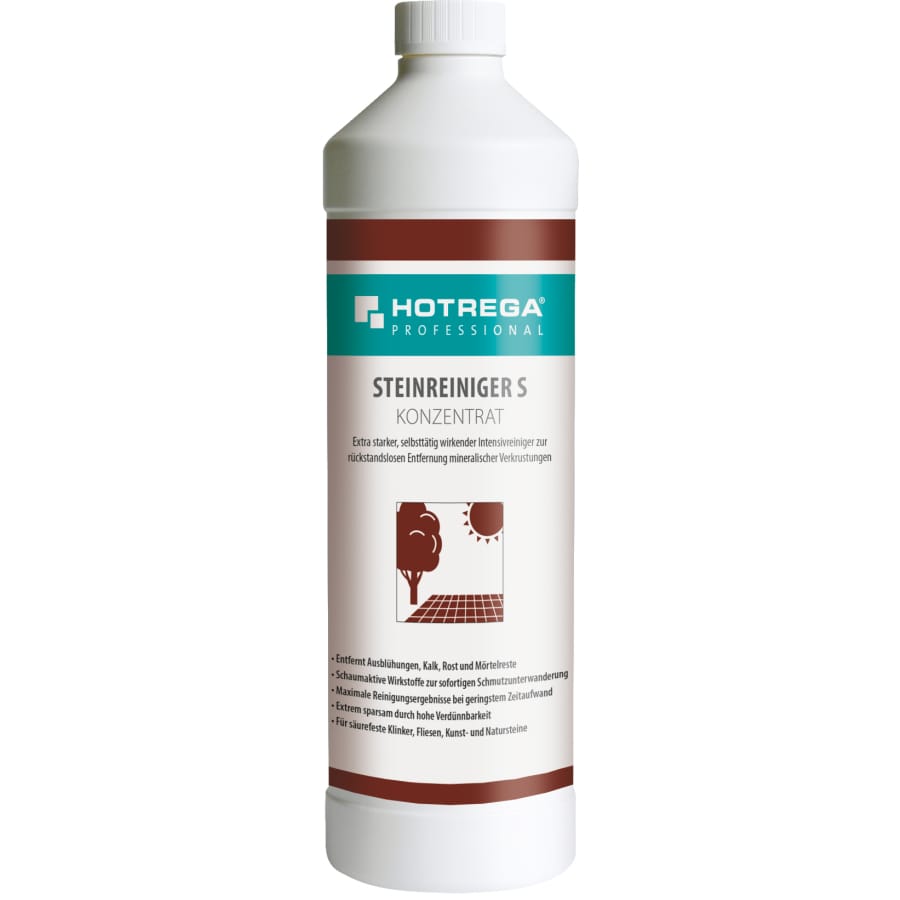 HOTREGA PROFESSIONAL S Steinreiniger 1 Liter Flasche
