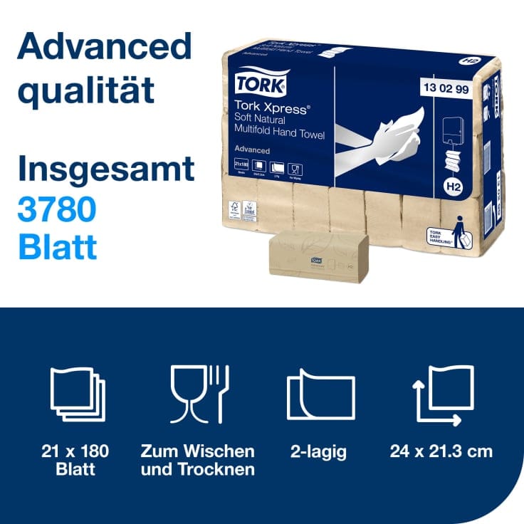 Tork Xpress Papierhandtücher H2 kompatibel