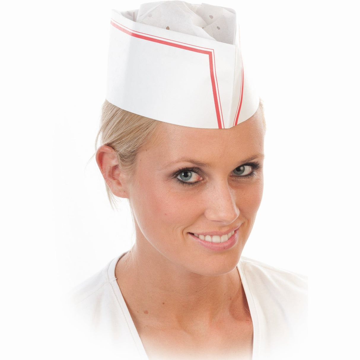 HYGOSTAR® Express Schiffchenmütze 1 Packung (25 Stück), Rot