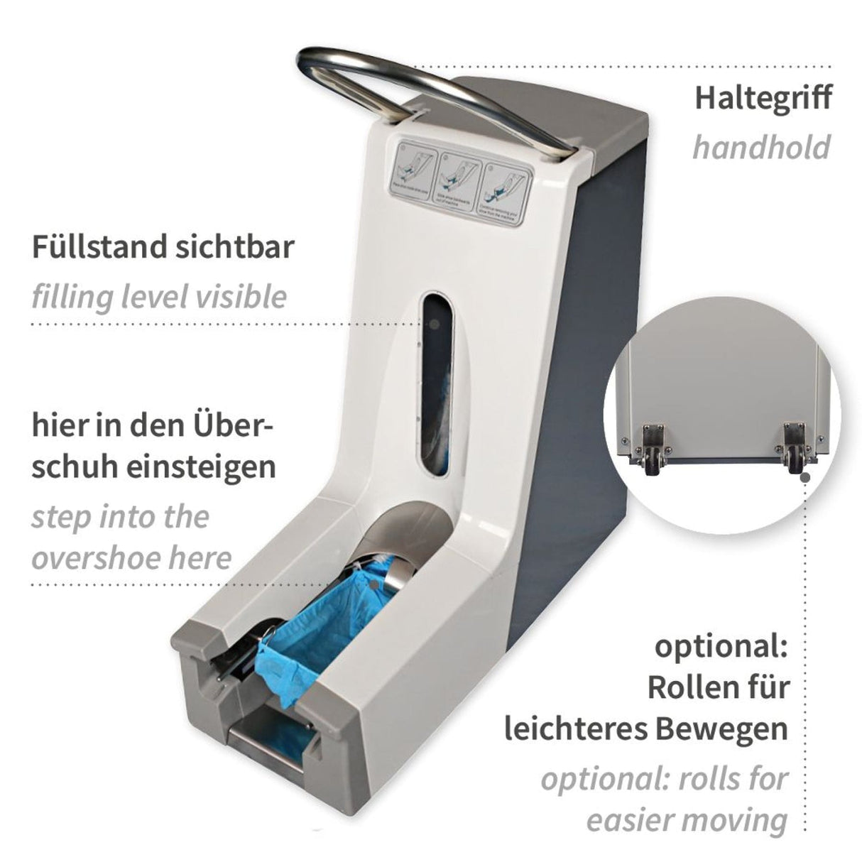 HYGOSTAR® HYGOMAT Comfort Plus Überschuhspender