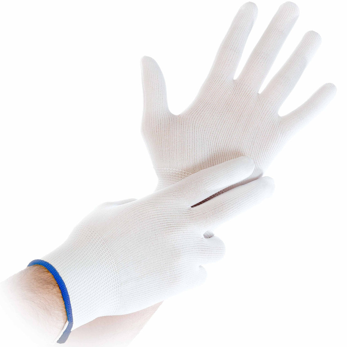 Hygostar® Ultra Flex Nylonfeinstrickhandschuhe 1 Packung, 12 Paar, Xl